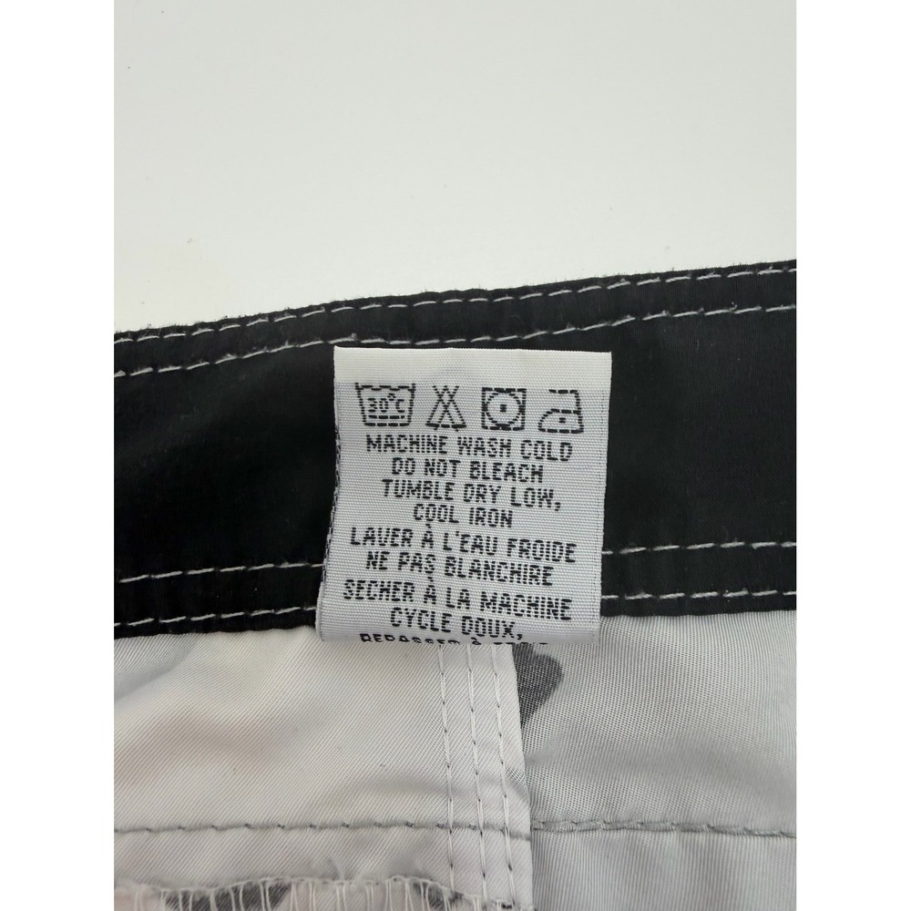 Vintage Billabong Y2K Camo Board Shorts Size 36 Gray White Black Surf Swim Trunk - Picture 5 of 9